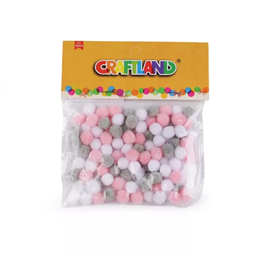 Színes pom pom golyók Ø8 és 10 mm