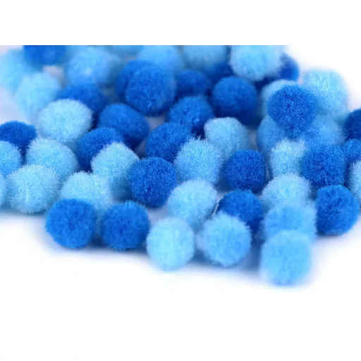 Színes pom pom golyók Ø8 és 10 mm