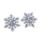 Rávasalható, csillámporos pihely Ø4 cm - 1 ezüst AB (100 db-os csomagolás) Rávasalható, csillámporos pihely Ø4 cm - 1 ezüst AB (100 db-os csomagolás)