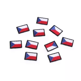 Felvasalható folt mini cseh zászló