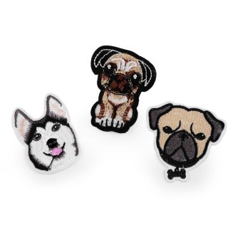 Rávasaló ruhára vasalható folt felvarró kutya