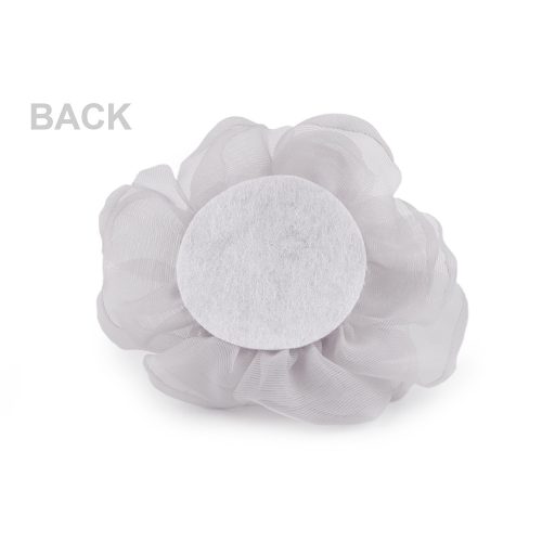 Organza virág rózsa varrásra és ragasztásra Ø8 cm