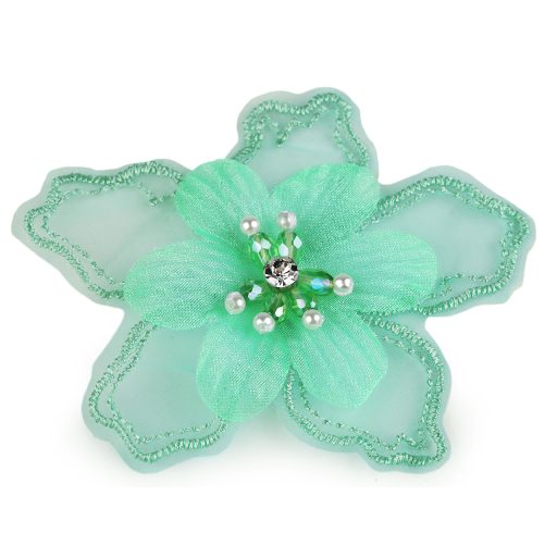 VIrág gyöngyökkel és kövekkel ragasztásra Ø8 cm