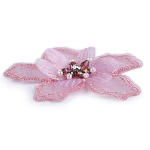 VIrág gyöngyökkel és kövekkel ragasztásra Ø8 cm