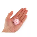 Flitteres virág gyöngyökkel Ø3,8 cm - 1 átlátszó (40 db-os csomagolás)