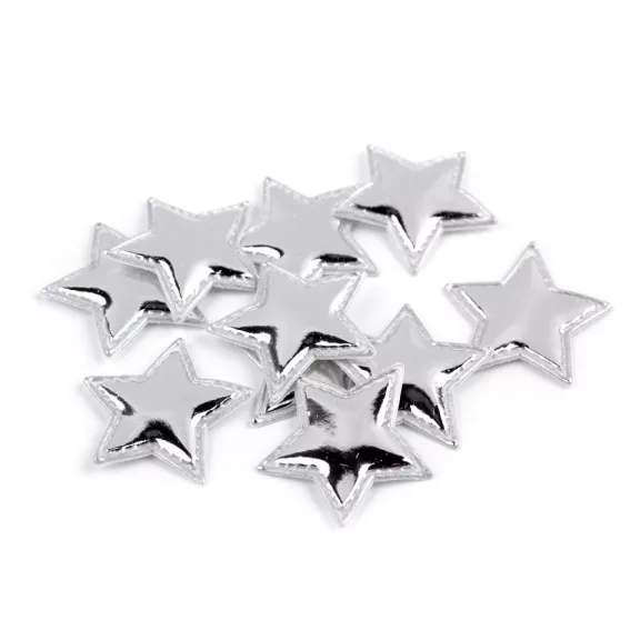 Karácsonyi csillag 3D Ø30 mm - 1 ezüst (10 db-os csomagolás) Karácsonyi csillag 3D Ø30 mm - 1 ezüst (10 db-os csomagolás)
