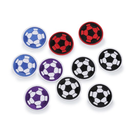 Foci labda vasalható varrható textil matrica