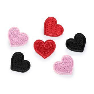 Ruhára vasalható felvarró folt szív