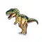 Ruhára vasalható folt T-rex - erősbézs zöld (10 db-os csomagolás)