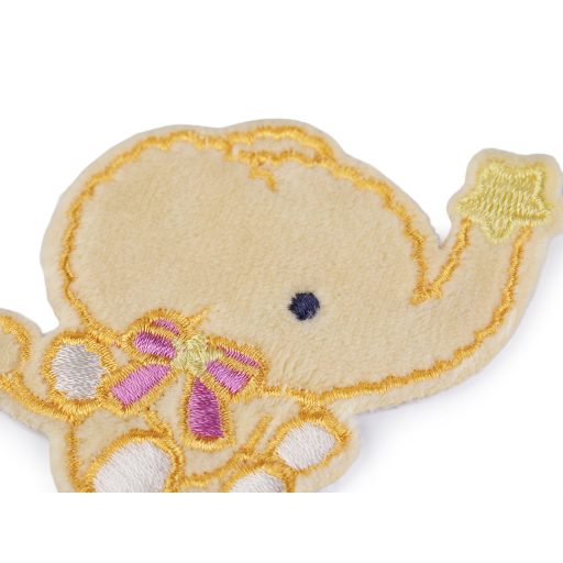 Ruhára vasalható folt elefánt