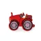Ruhára vasalható felvarró folt traktor - 1 piros (10 db-os csomagolás)