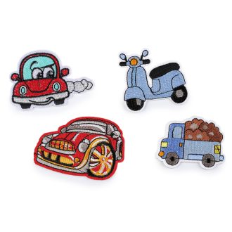 Vasaltható varrható matrica autók, robogó foltok