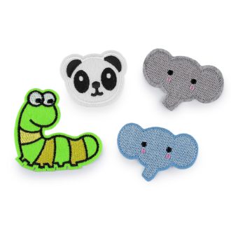 Vasalthaó varrható matrica – panda, elefánt, hernyó