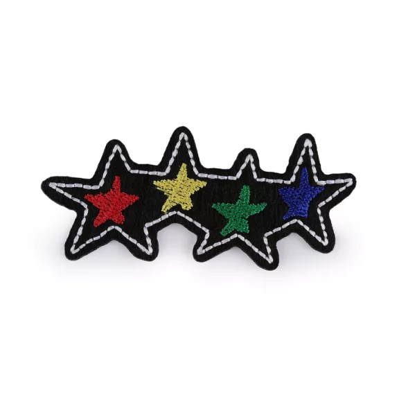 Ruhára vasalható varrható folt - 1 multicolor (10 db-os csomagolás) Ruhára vasalható varrható folt - 1 multicolor (10 db-os csomagolás)