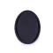 Vasalható varrható folt ovális 6x8 cm - 2 blue dark (10 db-os csomagolás)
