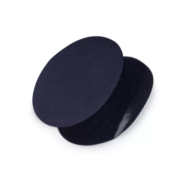 Vasalható varrható folt ovális 10x15,5 cm - 2 sötétkék (40 db-os csomagolás) Vasalható varrható folt ovális 10x15,5 cm - 2 sötétkék (40 db-os csomagolás)