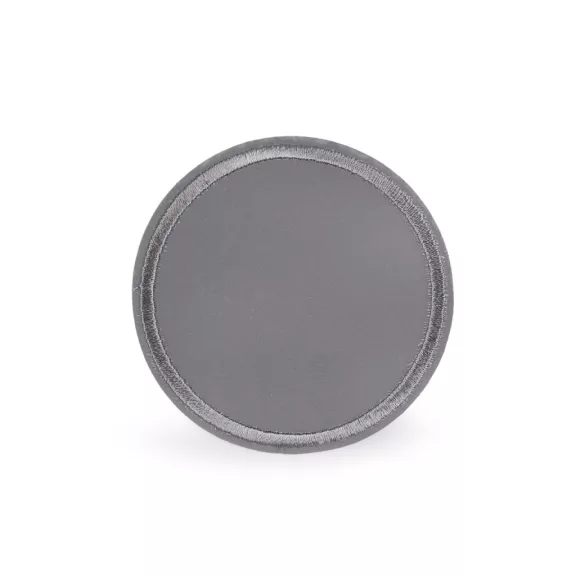 Vasalható matrica fényvisszaverő vegyes minták és meretek - 1 szürke kör (1 db-os csomagolás) Vasalható matrica fényvisszaverő vegyes minták és meretek - 1 szürke kör (1 db-os csomagolás)