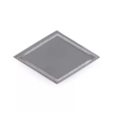   Vasalható matrica fényvisszaverő vegyes minták és meretek - 4 szürke négyszög (50 db-os csomagolás)