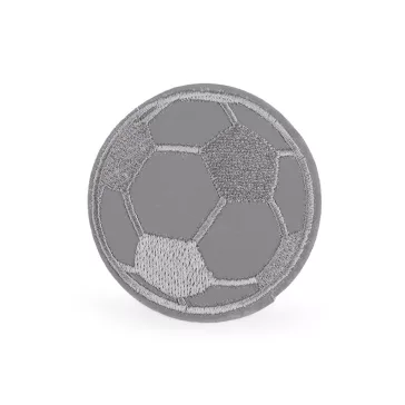   Vasalható matrica fényvisszaverő vegyes minták és meretek - 6 szürke focilabda (50 db-os csomagolás)