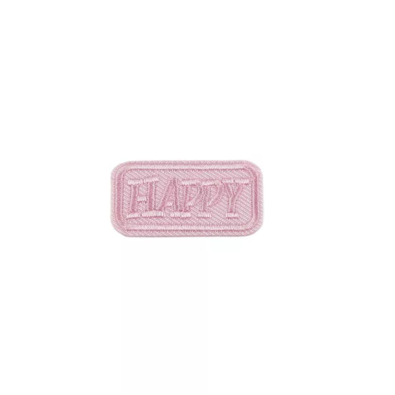 Felvasalható címke Happy, folt - 3 rózsaszín világos (100 db-os csomagolás) Felvasalható címke Happy, folt - 3 rózsaszín világos (100 db-os csomagolás)