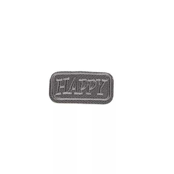 Felvasalható címke Happy, folt - 9 zavarosszürke (10 db-os csomagolás) Felvasalható címke Happy, folt - 9 zavarosszürke (10 db-os csomagolás)