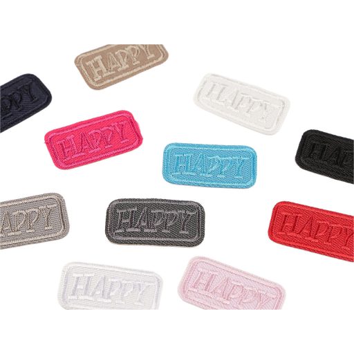 Felvasalható címke Happy, folt