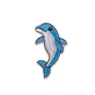  Vasalható kutyus, róka, csikó, teknős, delfin, krokodil, mosómedve - 7 azúrkék delfin (10 db-os csomagolás)