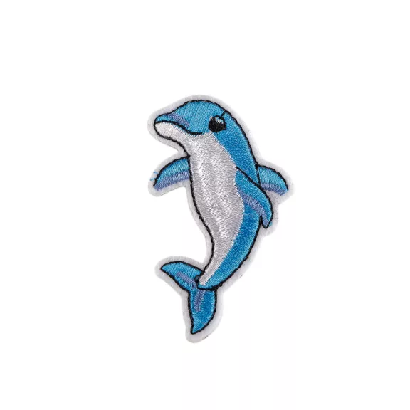 Vasalható kutyus, róka, csikó, teknős, delfin, krokodil, mosómedve - 7 azúrkék delfin (10 db-os csomagolás) Vasalható kutyus, róka, csikó, teknős, delfin, krokodil, mosómedve - 7 azúrkék delfin (10 db-os csomagolás)