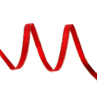 Taft szalag szélessége 6 mm lurexel