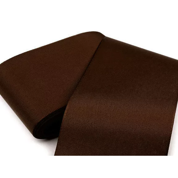 Taft szalag szélessége 10,8 cm - 710 barna (50 m-os csomagolás) Taft szalag szélessége 10,8 cm - 710 barna (50 m-os csomagolás)
