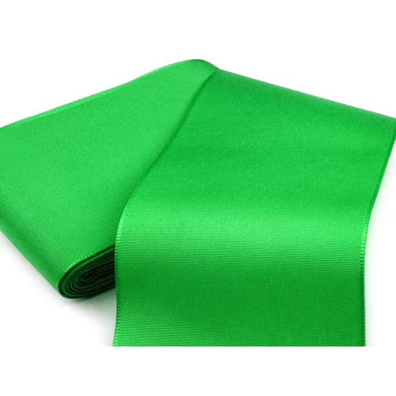 Taft szalag szélessége 10,8 cm - 309 írzöld (10 m-es csomagolás) Taft szalag szélessége 10,8 cm - 309 írzöld (10 m-es csomagolás)