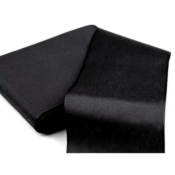 Taft szalag szélessége 10,8 cm - 900 fekete (10 m-es csomagolás) Taft szalag szélessége 10,8 cm - 900 fekete (10 m-es csomagolás)