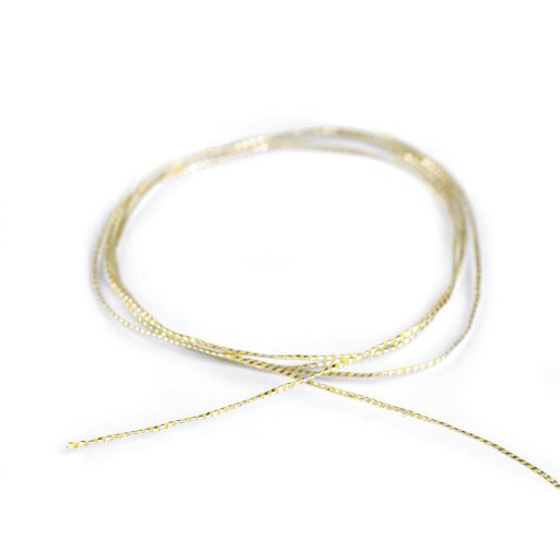 Arany, ezüst, horgolófonal Ø0,5 mm