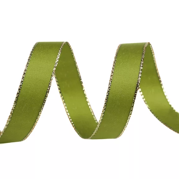 Taft szalag lurexel szélessége 15 mm - 350 khaki arany (10 m-es csomagolás) Taft szalag lurexel szélessége 15 mm - 350 khaki arany (10 m-es csomagolás)