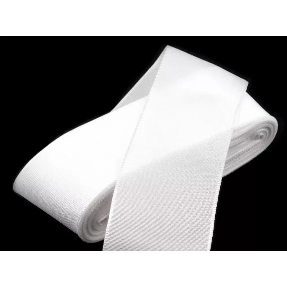 Taft szalag 40 mm-es - 100 fehér (10 m-es csomagolás) Taft szalag 40 mm-es - 100 fehér (10 m-es csomagolás)