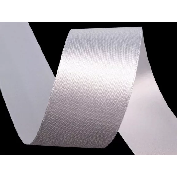 Atlaszszalag kétoldalas szélessége 40 mm - 100 fehér (100 m-os csomagolás) Atlaszszalag kétoldalas szélessége 40 mm - 100 fehér (100 m-os csomagolás)
