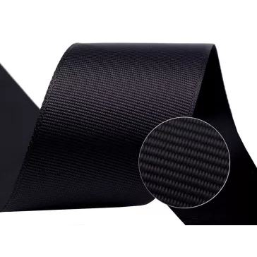   Ripsz Grosgrain szalag 40 mm-es - 15 fekete (15 m-os csomagolás)