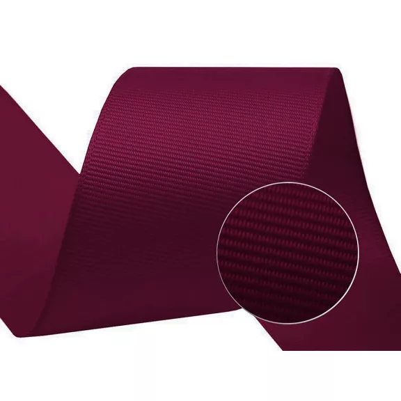 Ripsz Grosgrain szalag 40 mm-es - 23 bordó (15 m-os csomagolás) Ripsz Grosgrain szalag 40 mm-es - 23 bordó (15 m-os csomagolás)