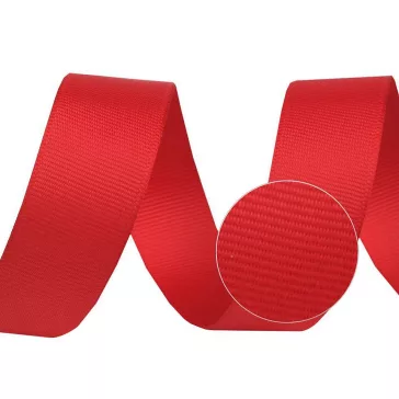   Ripsz Grosgrain szalag 15 mm-es - 11 piros (90 m-os csomagolás)
