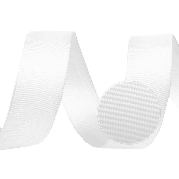 Ripsz Grosgrain szalag 15 mm-es - 1 fehér (22,5 m-os csomagolás) Ripsz Grosgrain szalag 15 mm-es - 1 fehér (22,5 m-os csomagolás)