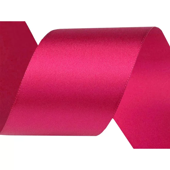 Atlaszszalag kétoldalas szélessége 50 mm - 633 málnás (100 m-os csomagolás) Atlaszszalag kétoldalas szélessége 50 mm - 633 málnás (100 m-os csomagolás)
