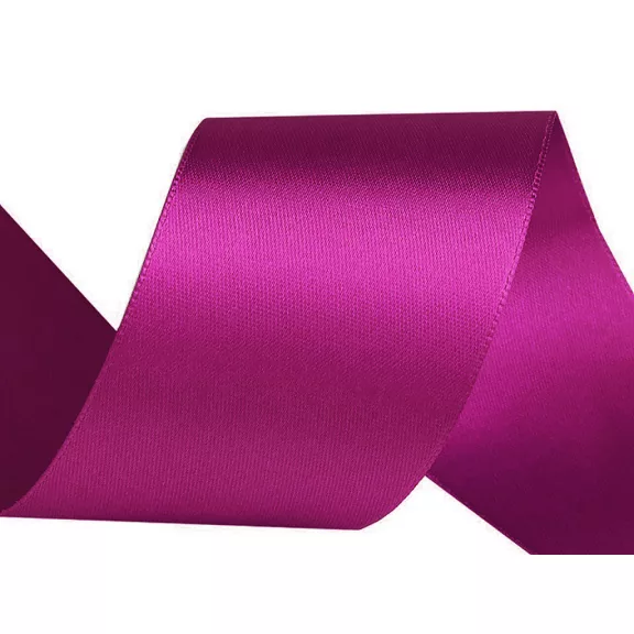 Atlaszszalag kétoldalas szélessége 50 mm - 647 vörös fukszia (20 m-es csomagolás) Atlaszszalag kétoldalas szélessége 50 mm - 647 vörös fukszia (20 m-es csomagolás)