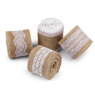 Juta zsákvászon szalag 50 mm, 60 mm csipke