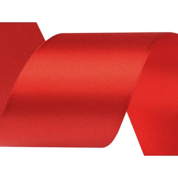 Szatén szalag szélessége 50 mm - 26 piros (22,5 m-es csomagolás) Szatén szalag szélessége 50 mm - 26 piros (22,5 m-es csomagolás)