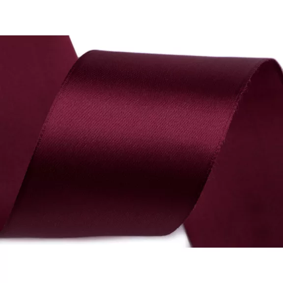 Szatén szalag szélessége 50 mm - 165 bordó (22,5 m-os csomagolás) Szatén szalag szélessége 50 mm - 165 bordó (22,5 m-os csomagolás)