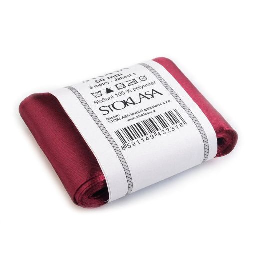Szatén szalag köteg 3 m-es, 50 mm széles