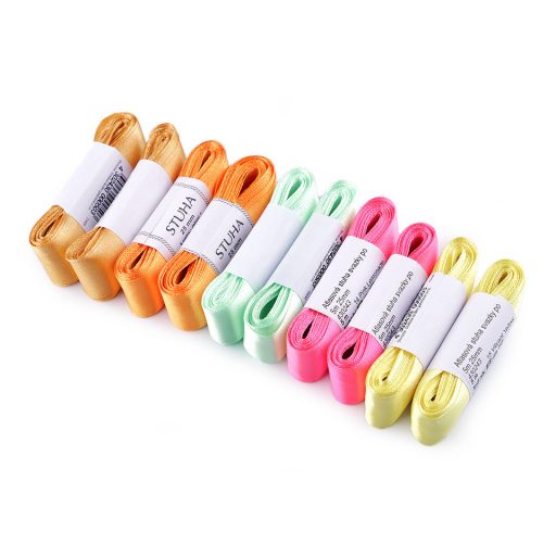 Szatén szalag 5 m-es kötegek szélessége 25 mm