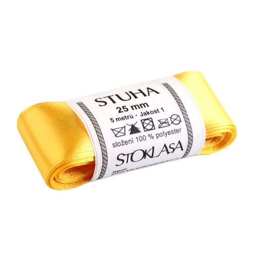 Szatén szalag 5 m-es kötegek szélessége 25 mm