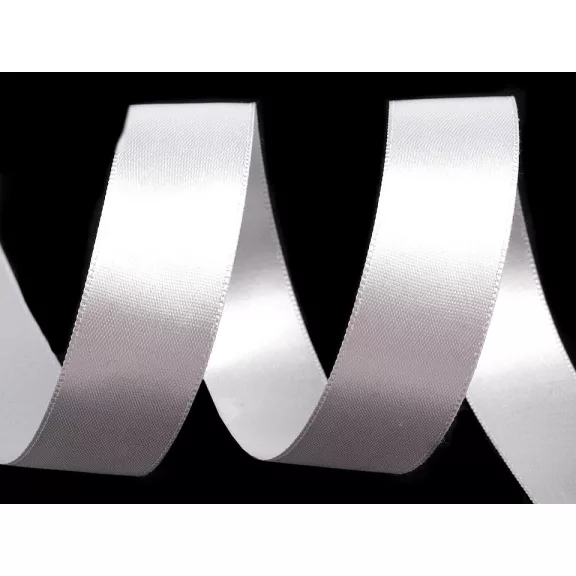 Atlaszszalag kétoldalas 5 m-es tekercs szélessége 24 mm - 101 fehér (100 m-os csomagolás) Atlaszszalag kétoldalas 5 m-es tekercs szélessége 24 mm - 101 fehér (100 m-os csomagolás)