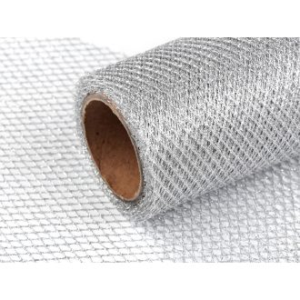 Dekorációs szalag / háló lurexel szélessége 15 cm